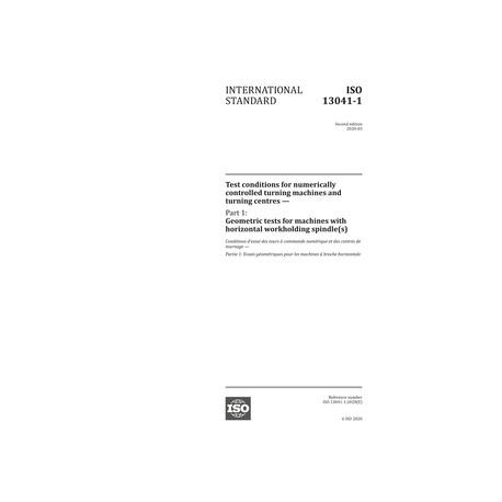 ISO 13041-1:2020