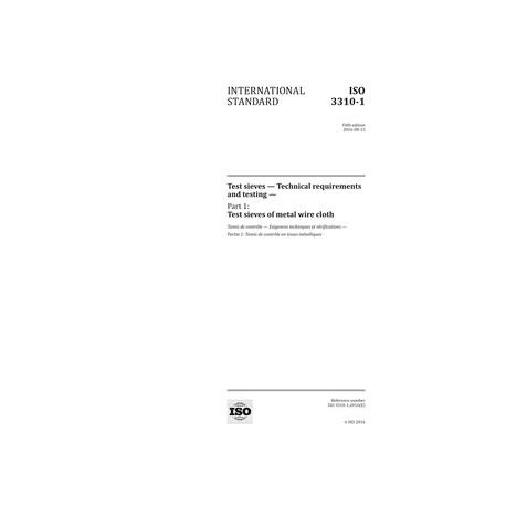 ISO 3310-1:2016