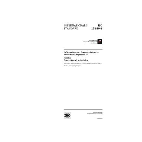 ISO 15489-1:2016 Plus Redline