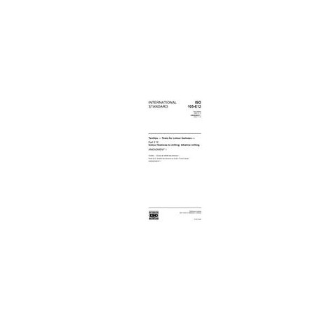 ISO 105-E12/Amd1:2002