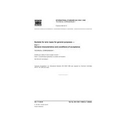 ISO 3189-1/Cor1:2002