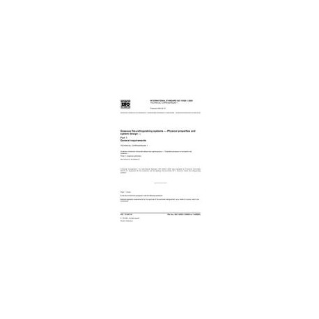 ISO 14520-1 Technical Corrigendum 1