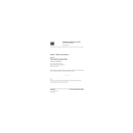 ISO 105-E07/Cor1:2002