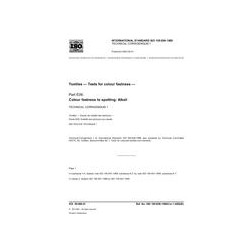 ISO 105-E06/Cor1:2002