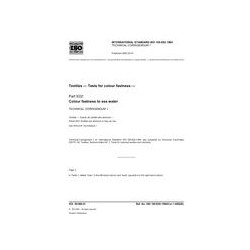 ISO 105-E02/Cor1:2002