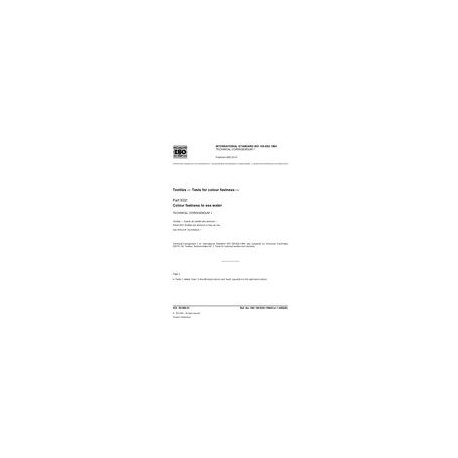 ISO 105-E02/Cor1:2002