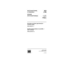 ISO 1750/Amd3:2001