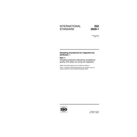 ISO 2859-1:1999