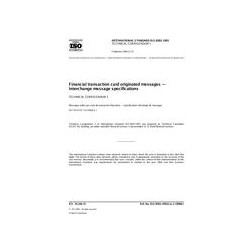 ISO 8583 Technical Corrigendum 1