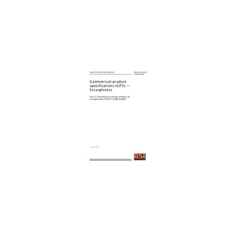 BS DD CEN ISO/TS 12780-1:2007
