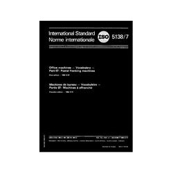 ISO 5138-7:1986