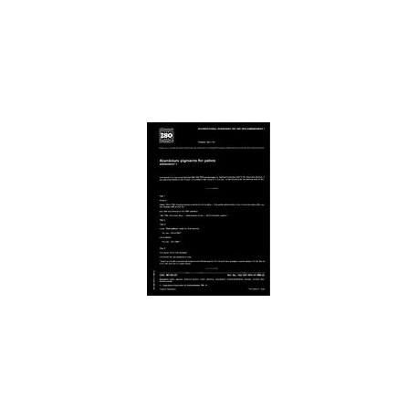 ISO 1247/AMD1:1982