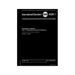 ISO 6426-1:1982