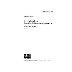 BS 25999-1:2006 (GERMAN)