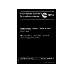 ISO 5138-4:1981