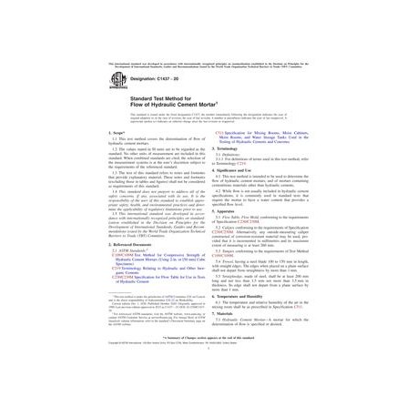 ASTM C1437-20