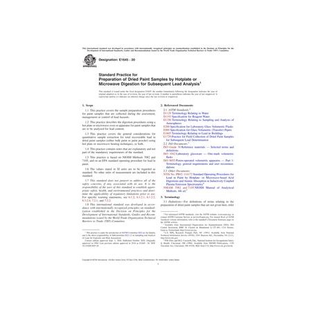 ASTM E1645-20