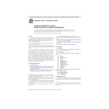 ASTM D3623-78a(2020)