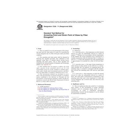 ASTM C336-71(2020)