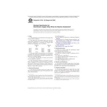 ASTM B105-05(2020)