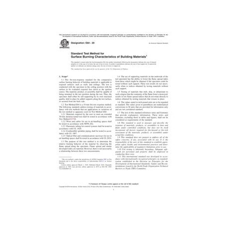 ASTM E84-20