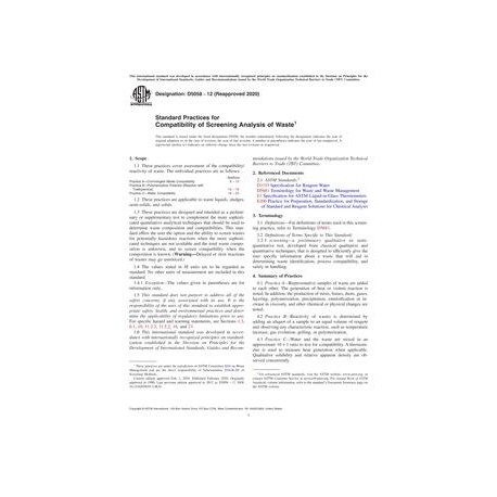 ASTM D5058-12(2020)
