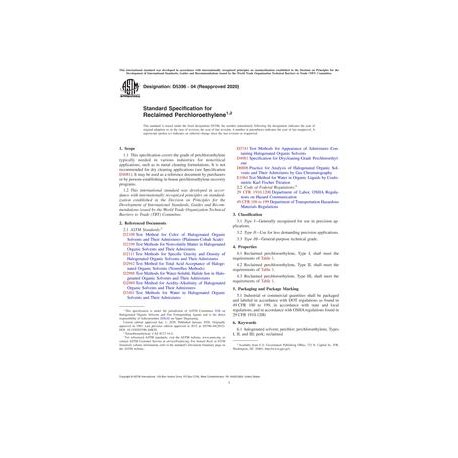 ASTM D5396-04(2020)