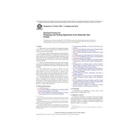 ASTM C1140/C1140M-11(2019)