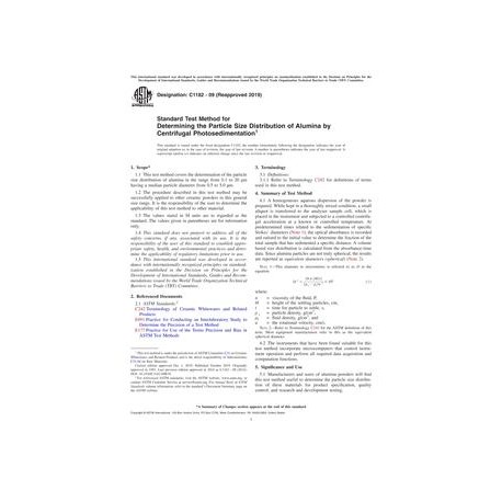 ASTM C1182-09(2019)