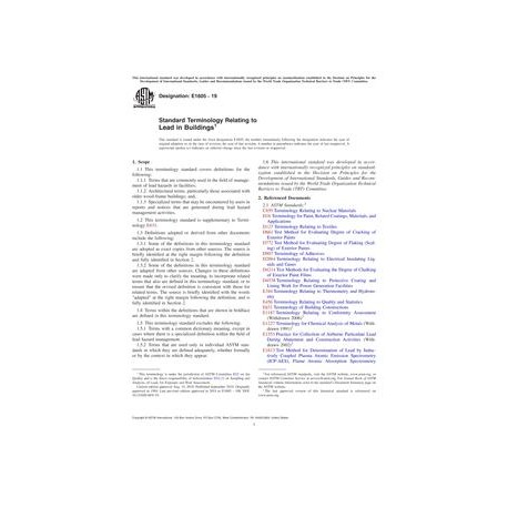 ASTM E1605-19