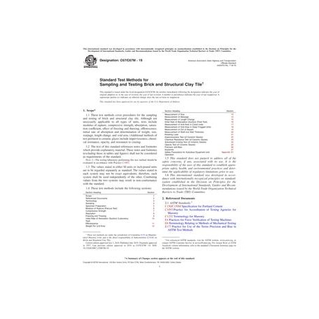 ASTM C67/C67M-19