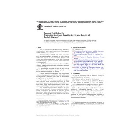 ASTM D2041/D2041M-19