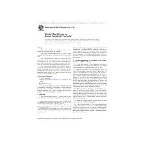 ASTM D185-07(2019)