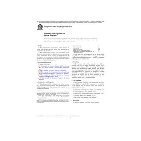 ASTM D85-05(2019)