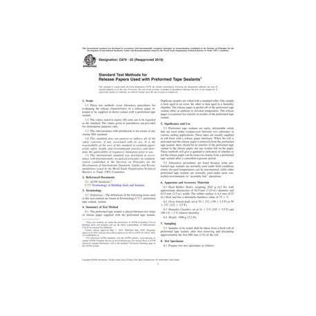 ASTM C879-03(2019)