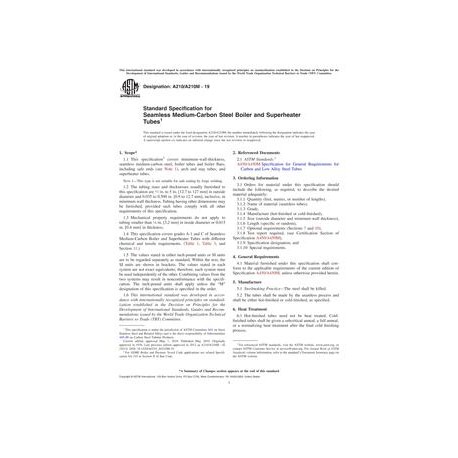 ASTM A210/A210M-19