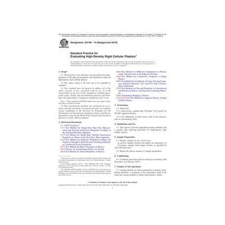 ASTM D3748-14(2019)