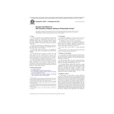 ASTM E2047-10(2019)