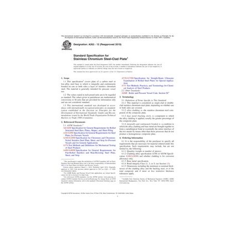 ASTM A263-12(2019)
