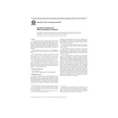 ASTM D570-98(2018)