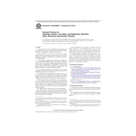 ASTM A609/A609M-12(2018)