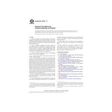 ASTM D638-14
