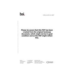 BS PP 8888-1:2007 SINGLE COPY PDF