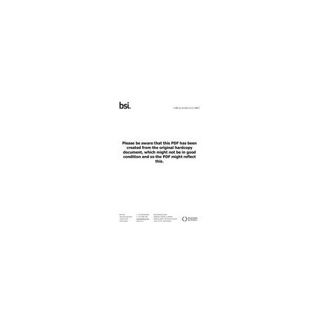 BS PP 8888-1:2007 SINGLE COPY