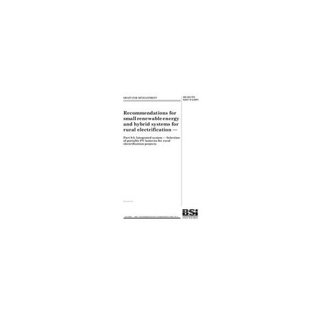 BS DD IEC/TS 62257-9-5:2007