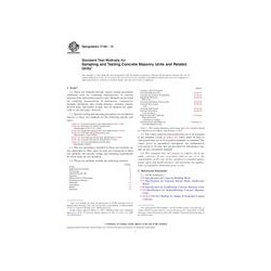 ASTM C140-13
