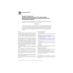 ASTM E698-11