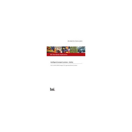 BS PD CEN/TS 17249-4:2019