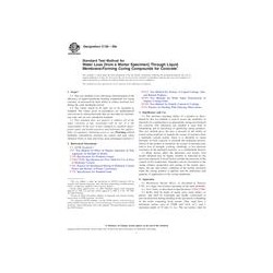 ASTM C156-09a