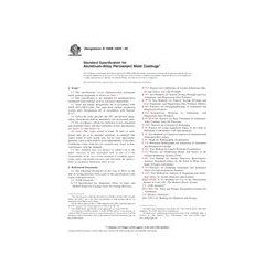 ASTM B108/B108M-08